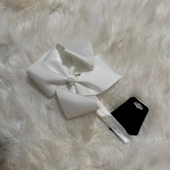 Hand Crafted Other - White 6" Boutique Bow on FOE Headband 7418 Handmade NWT Boutique